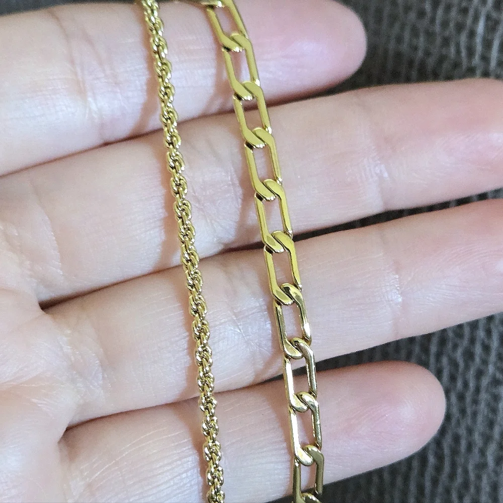 Aquamir Waterproof Double✌️Gold💛 Anklet🦶 Set - NIB - Picture 15 of 16
